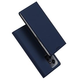   RMPACK Xiaomi Redmi Note 12 4G Notesz Tok Mágneses DUX DUCIS Skin Pro Series Kitámasztható Kártyatartóval Kék
