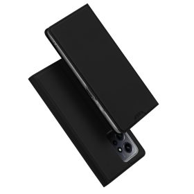   RMPACK Xiaomi Redmi Note 12 4G Notesz Tok Mágneses DUX DUCIS Skin Pro Series Kitámasztható Kártyatartóval Fekete