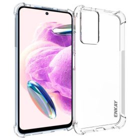  RMPACK Xiaomi Redmi Note 12S 4G Tok Ütésálló Szilikon Tok ENKAY Anti-Drop Shockproof Áttetsző