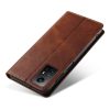 RMPACK Xiaomi Redmi Note 12S 4G Notesz Tok Business Series V2 Kitámasztható Bankkártyatartóval Barna