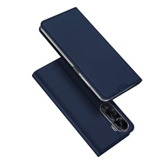   RMPACK Honor 90 Lite 5G Notesz Tok Mágneses DUX DUCIS Skin Pro Series Kitámasztható Kártyatartóval Kék
