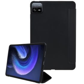   RMPACK Xiaomi Pad 6 Pro / Pad 6 Tok Notesz Kitámasztható Tri-Fold Honeycomb Series Fekete