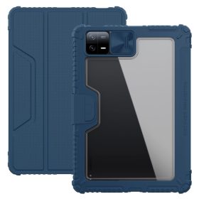   RMPACK Xiaomi Pad 6 / Pad 6 Pro Tok NILLKIN BUMPER Wake/Sleep Ébresztő Funkcióval - Lencsevédővel Kék