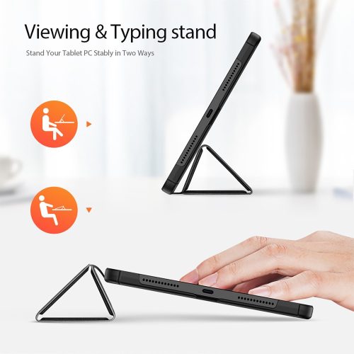 RMPACK Xiaomi Redmi Pad SE Tok DUX DUCIS DOMO Series Tri-Fold Fekete