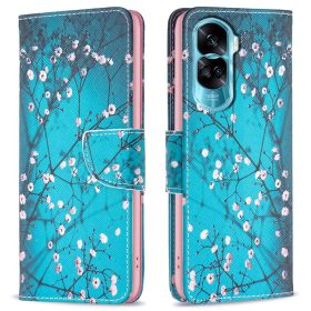   RMPACK Honor 90 Lite Notesz Tok Mintás Kitámasztható - Kártyatartóval Colorful Series A01