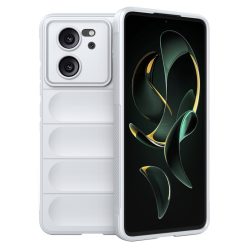  RMPACK Xiaomi 13T 5G / 13T Pro 5G Szilikon Tok Rugged Armor Style 2in1 Shock Fehér