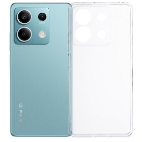   RMPACK Xiaomi Redmi Note 13 5G Szilikon Tok Lencsevédővel Áttetsző Ultravékony TPU