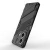 RMPACK Xiaomi Redmi Note 13 5G Tok Ütésállókivitel Kitámasztható PC + TPU 2in1 Anti-Drop Series Kameralencse védelemmel Fekete