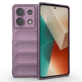   RMPACK Xiaomi Redmi Note 13 5G Szilikon Tok Rugged Armor Style 2in1 Shock Lila