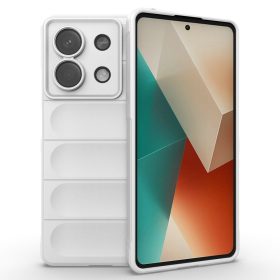   RMPACK Xiaomi Redmi Note 13 5G Szilikon Tok Rugged Armor Style 2in1 Shock Fehér