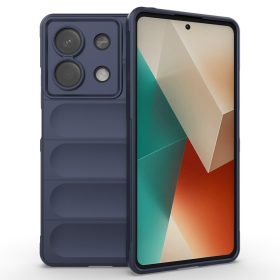   RMPACK Xiaomi Redmi Note 13 5G Szilikon Tok Rugged Armor Style 2in1 Shock Sötétkék