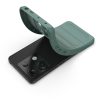 RMPACK Xiaomi Redmi Note 13 Pro 5G Szilikon Tok Rugged Armor Style 2in1 Shock Zöld