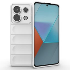  RMPACK Xiaomi Redmi Note 13 Pro 5G Szilikon Tok Rugged Armor Style 2in1 Shock Fehér