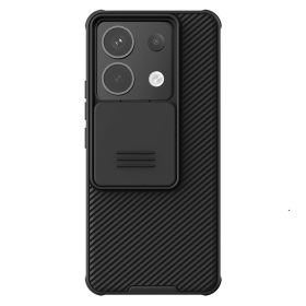   RMPACK Xiaomi Redmi Note 13 Pro 5G Nillkin Tok CamShield Kameravédővel Ütésállókivitel Fekete