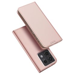   RMPACK Xiaomi Redmi Note 13 Pro 5G Notesz Tok Mágneses DUX DUCIS Skin Pro Series Kitámasztható Kártyatartóval Rózsaarany