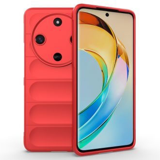   RMPACK Honor Magic6 Lite 5G Szilikon Tok Rugged Armor Style 2in1 Shock Piros