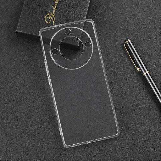 RMPACK Honor Magic6 Lite 5G Szilikon Tok Lencsevédővel Áttetsző Ultravékony TPU