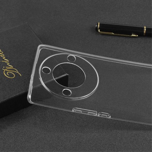 RMPACK Honor Magic6 Lite 5G Szilikon Tok Lencsevédővel Áttetsző Ultravékony TPU