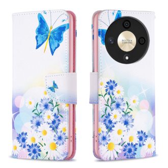   RMPACK Honor Magic6 Lite 5G Mintás Notesz Tok Kártyatartóval-Kitámasztható Colorful Mintázattal A03
