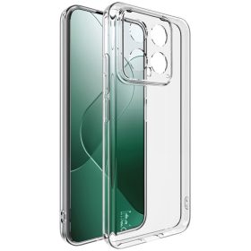   RMPACK Xiaomi 14 Tok Ütésálló Szilikon Tok IMAK UX-5 Anti-Drop Shockproof Lencsevédővel Áttetsző
