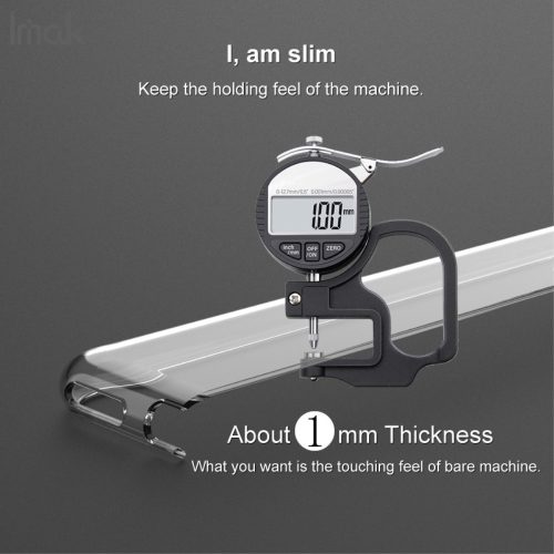 RMPACK Xiaomi 14 Tok Ütésálló Szilikon Tok IMAK UX-5 Anti-Drop Shockproof Lencsevédővel Áttetsző