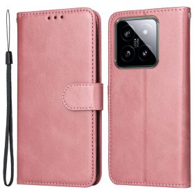   RMPACK Xiaomi 14 Notesz Tok Business Series V2 Kitámasztható Bankkártyatartóval Rózsaarany