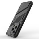RMPACK Honor 200 Lite 5G Case Shockproof Armor PC + TPU 2in1 Anti-Drop Series Lens Protector with Kickstand Black