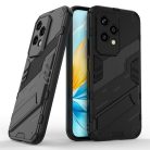 RMPACK Honor 200 Lite 5G Case Shockproof Armor PC + TPU 2in1 Anti-Drop Series Lens Protector with Kickstand Black