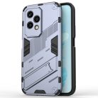 RMPACK Honor 200 Lite 5G Case Shockproof Armor PC + TPU 2in1 Anti-Drop Series Lens Protector with Kickstand Grey