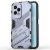 RMPACK Honor 200 Lite 5G Case Shockproof Armor PC + TPU 2in1 Anti-Drop Series Lens Protector with Kickstand Grey