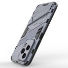 RMPACK Honor 200 Lite 5G Case Shockproof Armor PC + TPU 2in1 Anti-Drop Series Lens Protector with Kickstand Grey
