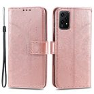 RMPACK Honor 200 Lite 5G Case Wallet Case Design Mandala Style Stand Flip - Card Slots RoseGold