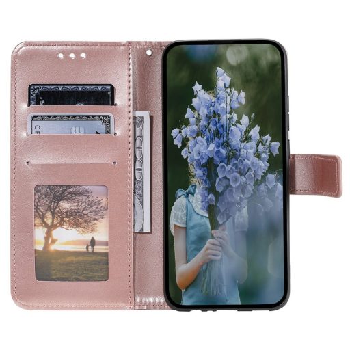 RMPACK Honor 200 Lite 5G Case Wallet Case Design Mandala Style Stand Flip - Card Slots RoseGold