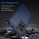 RMPACK Honor 200 Lite 5G Silicone Case Soft TPU Carbon Fiber Texture Blue