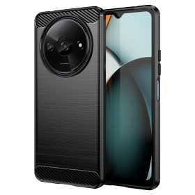   RMPACK Xiaomi Redmi A3 Szilikon Tok Ütésállókivitel Karbon Mintázattal Fekete