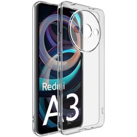   RMPACK Xiaomi Redmi A3 Tok Ütésálló Szilikon Tok IMAK UX-5 Anti-Drop Shockproof Lencsevédővel Áttetsző