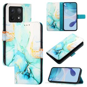   RMPACK Xiaomi 14T Notesz Tok Márvány Mintás Kitámasztható - Kártyatartóval Marble Series A02