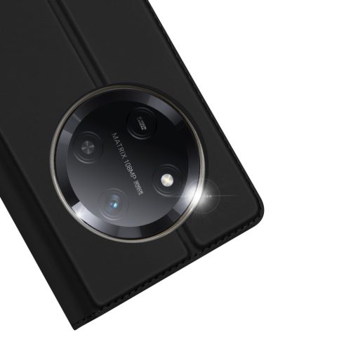 RMPACK Honor Magic7 Lite 5G Notesz Tok DUX DUCIS Skin Pro Kitámasztható - Kártyatartóval Fekete