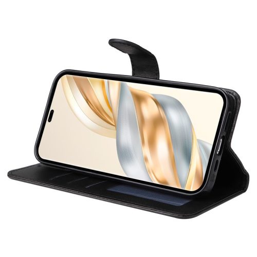 RMPACK Honor Magic7 Lite 5G Notesz Tok Kitámasztható - Kártyatartóval Business Series V2 Fekete