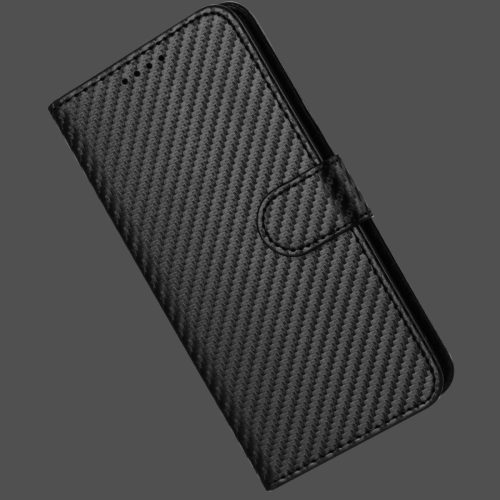 RMPACK Honor Magic8 Lite Carbon Fiber textúrás bőr pénztárcatok szíjjal