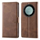 RMPACK Honor Magic8 Lite elegáns bőr hatású flip tok kártyatartóval