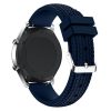 Samsung Gear S3 Classic / Frontier Szilikon Óraszíj - Pótszíj Tyre Style Sötétkék
