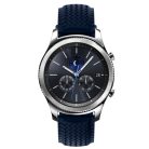 Samsung Gear S3 Classic / Frontier Szilikon Óraszíj - Pótszíj Tyre Style Sötétkék