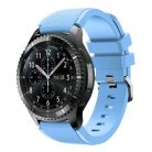 Samsung Gear S3 Frontier / Gear S3 Pótszíj - Óraszíj Trendy Sport Szilikon Babakék
