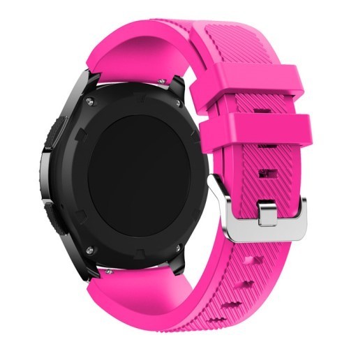 Samsung Gear S3 Frontier / Gear S3 Pótszíj - Óraszíj Trendy Sport Szilikon Pink