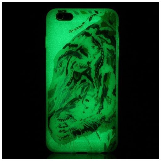 iPhone 6 6S Tok Szilikon Glow - Világítós - Foszforeszkáló Mintás FM09