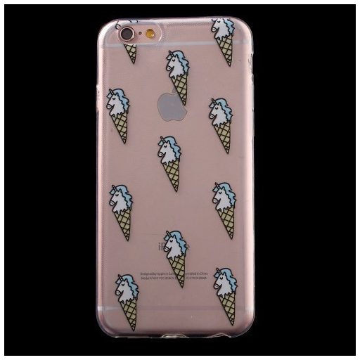 iPhone 6S 6 Szilikon Tok Mintás - RMPACK - Ice Cream Mintázattal