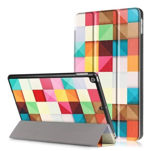 iPad 9.7 (2017) Mintás Slim Tok Tri-Fold RMPACK TF02