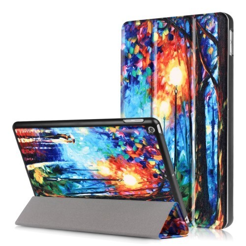 iPad 9.7 (2017) Mintás Slim Tok Tri-Fold RMPACK TF05